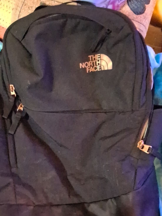 The North Face Handbags - The North Face Black Backpack with Gold Logo Plenty Of Room On This Bag